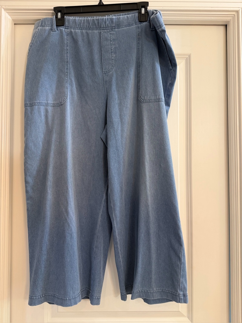 Serra Light Blue Wide-Leg Jumpsuit Pants